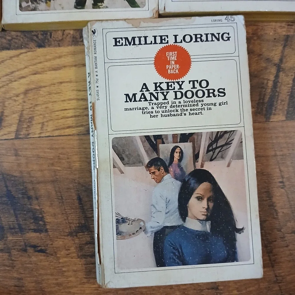 Lot of 9 Vintage Emilie Loring Books Paperback 1960s Printing Romance READ